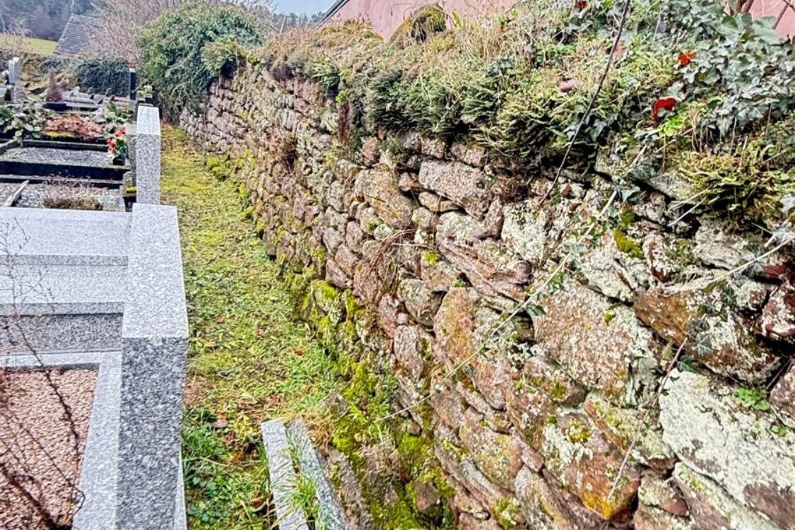 Mur d’enrochement &agrave; Erckartswiller Haguenau 0