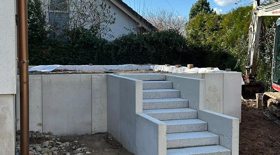 R&eacute;alisation d’une terrasse &agrave; KEHL Lingolsheim 7
