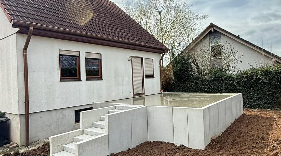 R&eacute;alisation d’une terrasse &agrave; KEHL S&eacute;lestat 8