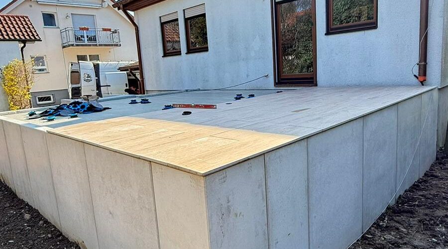 R&eacute;alisation d’une terrasse &agrave; KEHL Saverne 10