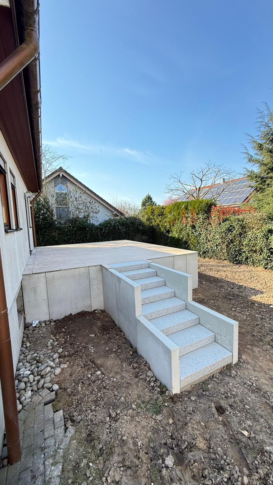R&eacute;alisation d’une terrasse &agrave; KEHL Ostwald