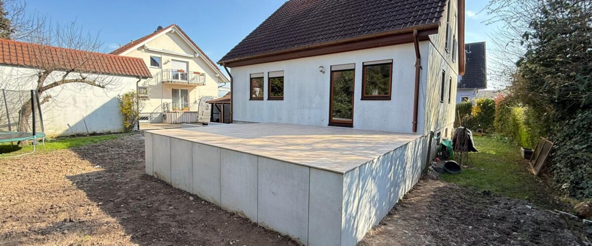 R&eacute;alisation d’une terrasse &agrave; KEHL Ostwald 12