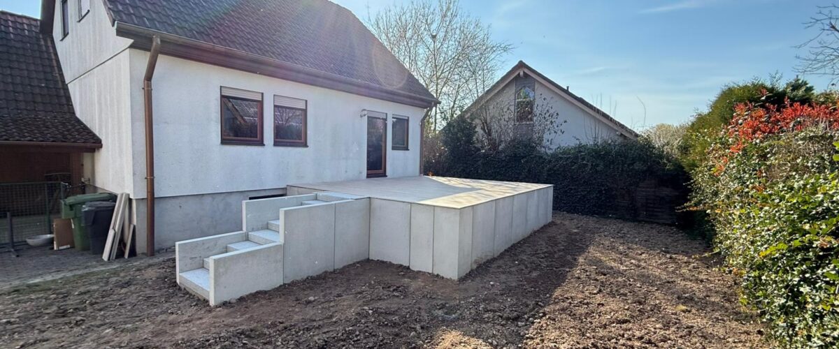 R&eacute;alisation d’une terrasse &agrave; KEHL Illkirch-Graffenstaden 11